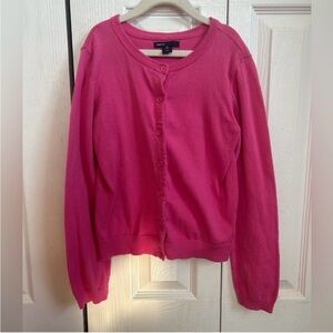 GAP Bright Pink Girls Cardigan